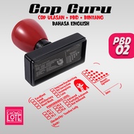 Cop PBD Guru Cop Ulasan Guru Arab Cop Ulasan Guru Bahasa Melayu Cop Guru Cop Guru Jawi Teacher Stamp