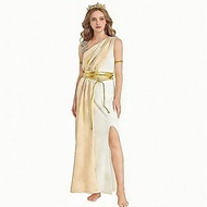 Greece Medieval Skirt Halloween Costume Dress Ancient Cleopatra Athena Show Costume
