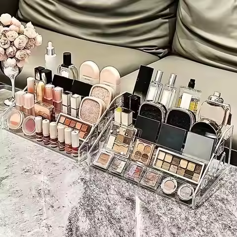 1 Set Lipstick Organizer 3-7 Layers Heighten Cosmetics Storage Organizer Nail Polish Perfume Display