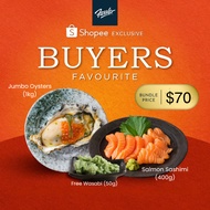 Buyer's Favourite by Fassler Gourmet - Salmon & Oyster Sashimi