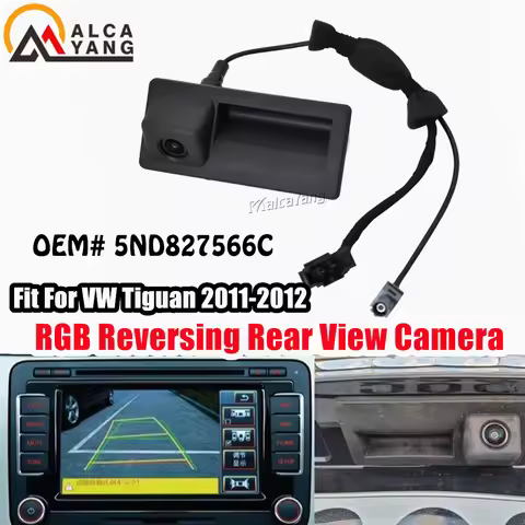 For Audi Audi A4 A5 Q5 S6 VW Tiguan Car 12V RGB Parking Reverse Camera 5ND827566C 5N0907441A RCD510 