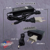 BATTERY CHARGER FOR LITHIUM BATTERY AC - DC ADAPTER 12.6V 1A / 12.6V 5A