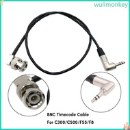 WU 3 5mm to BNC Timecodes Cable for Effortlessly Syncs Your Camera for C300 500F55