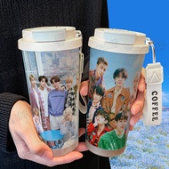 BTS BTS Thermos Cup 316 Stainless Steel Portable Large Capacity Car Dual Drinking Coffee Cup20251028