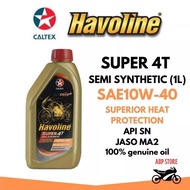 CALTEX HAVOLINE SEMI SYNTHETIC 10W-40 / 15W-40 SUPER ENGINE OIL 4T