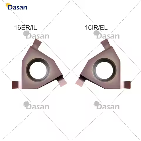 10PCS 16ER/IL 16IL/EL 0.7 1.0 1.5 1.6 1.8 2.0 Carbide Inserts Cutting Tools Slot for Grooving Holder
