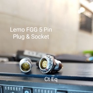 Lemo Plug n Socket FGG 0B 5 Pin Lemo Connector FGG 5 pin