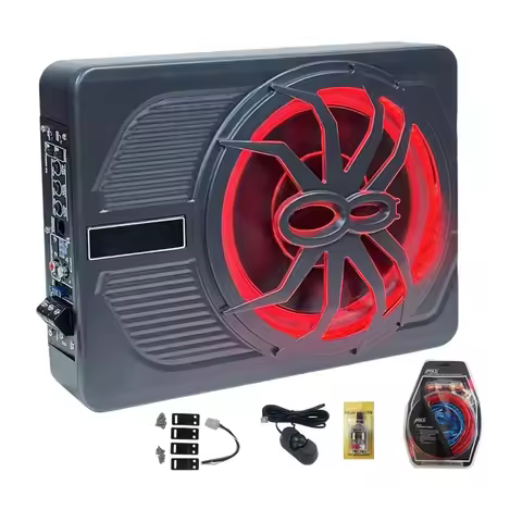 Car Subwoofer High-power Lantern Ultra-thin Heavy Subwoofer Modified 12v Active Car Speaker 10 Inche