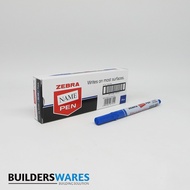 Zebra Permanent Marker Pen - Blue