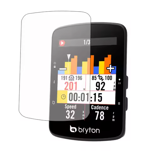 3pcs PET Soft Protective Film For Bryton Rider 650/550 R650 R550 Bike Computer Bicycle GPS Screen Pr