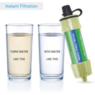 Mini Portable water Filter┋▦۩Miniwell Camping Purification Water Filter Straw For Survival Or Emergency Supplies Outdoor