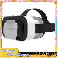 【D&F】VR  BOX 5 Mini  3D Glasses  Glasses VR Headset for  Cardboard Smartp White