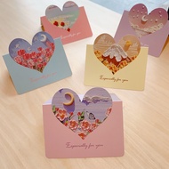 High-quality heart-shaped birthday card, thank you card, gift for birthdays, teachers on November 20