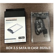 Hdd BOX 2.5" TRANSPARENT Orico 2020U3 Sata III USB 3.0 - Sliding Cover