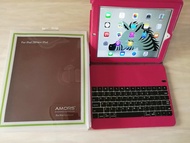 Wireless Bluetooth Keyboard +PU Leather Cover Protective Smart Case For Apple iPad 2 and New Ipad 9.