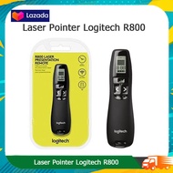 PRESENTER REMOTE (รีโมทควบคุมคำสั่งไร้สาย) LOGITECH PRESEN R800 WIRELESS CORDLESS LCD แสงเลเซอร์สีเข