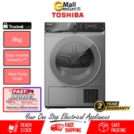 Toshiba Heat Pump Dryer (9KG) Origin Inverter SenseDry™ Anti-Crease Dryer TD-BK100GHM(SK) | Pengerin
