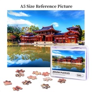 Ready Stock Byodo-In Temple Wooden Puzzle 500 Pieces Educational Painting Art Decoration Puzzle Deco