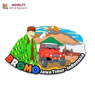 Serba - Bromo Malang fridge magnet souvenirs, souvenirs from East Java, Indonesia
