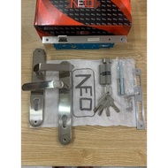 SMOOTH LUXURY Stainless Steel NEO Lever Lock for DOORS [BS17- 001]