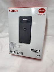 (接近全新) 佳能 Canon WFT-E7D 專業無線檔案傳輸器 (EOS R 5D4 5Ds 5Dsr 7D2 5D3 等相機使用)