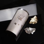 【日本製 Horie】鈦愛生活系列-日本製純鈦抗菌極致雙層杯-和扇
