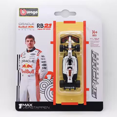 Bburago 1:64 2025 SF-25 RB21 MCL39 W16E Australian / Bahrain GP RB21 2025 Japan GP no.1 Diecast Mode