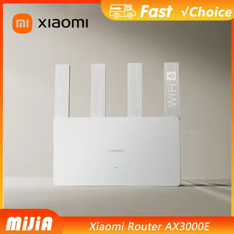 NEW XIAOMI Router AX3000E WiFi 6 3000Mbps Dual-Band Gigabit Qualcomm Chip Dual WAN Ports 256MB Large