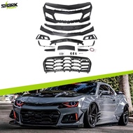Front Bumper for Chevrolet Camaro 2010 to 2015 Plastic Grey Primer ZL1 1LE Style Front Bumper Splitt