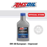 AMSOIL 100% Synthetic European Motor Oil 5W-30 (Low-SAPS) สังเคราะห์แท้สำหรับรถยุโรป