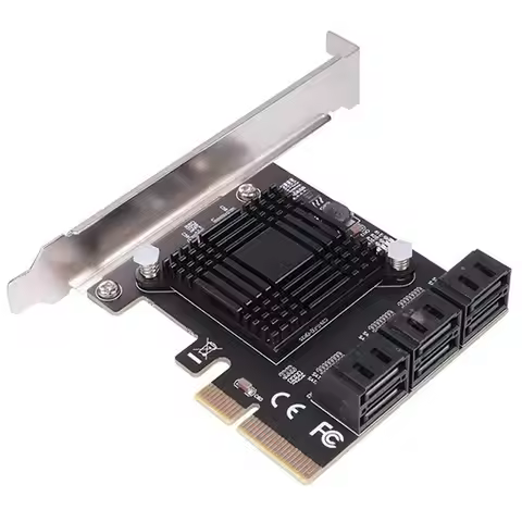 Stylish-SATA 3 PCI Expansion Card PCI-E/PCIE SATA Controller SATA Multiplier SATA3 6Gbps Asmedia ASM