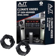 Climate Knobs (5th Gen 4Runner Dual Zone) - Black
