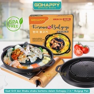 Gohappy Bulgogi Pan 2 in 1 grill Pan GHK39 Steamboat shabu Suki pot
