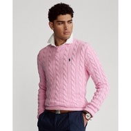 Polo Ralph Lauren Men Cable-Knit Cotton Sweater (Carmel Pink)