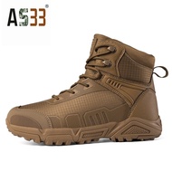 Tactical Military Combat Boots AS33 Brown 801 Outdoor Hiking Riding Military Field Combat Adventure