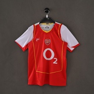 Retro 04-05 Arsenal home football short sleeved jersey