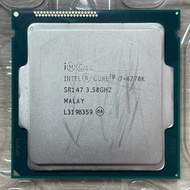 ⭐️【Intel i7-4770K 8M 快取記憶體/最高 3.9 GHz 4核8緒】⭐ 正式版/無風扇/保固3個月