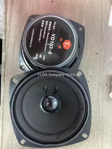 4 inch speakers computer audio speakers full-range car speakers 8 ohm 50W mid-woofers YD-103-6 1PCS 