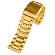 Watch Strap Dissay DZ7333 DZ4344 Watch Large Dial Men Metal Stainless Steel Watch Strap Gold 28mmtm6