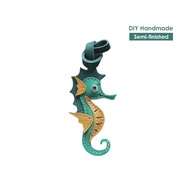POPSEWING® Sheep Leather Sea Horse Bag Charm DIY Sewing Kit