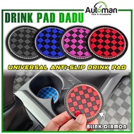 Universal Car Dadu Round Heat Resistance Coffee Mug Tea Drinks Coaster Dining Pad Non Slip Car Cup H