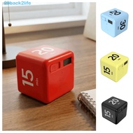 BACK2LIFE Cube Timer, LED Display 15/20/30/60 min Kitchen Timer, Durable Time Management Adjustable 