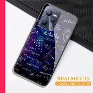 Softcase Glass Kaca REALME C35 - Casing hp REALME C35 [ S18 ].