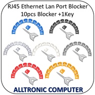 10PCS RJ45 Ethernet Lan Blocker with 1Key  / Ethernet Blocker / CAT5 Cat6 Cat7 Blocker / RJ45 Blocke