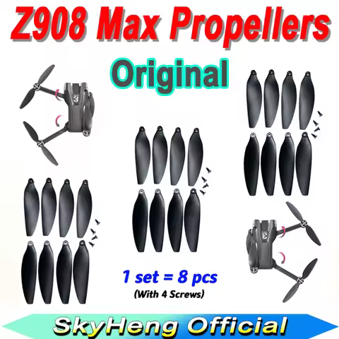 Z908 ProMAX Drone Propellers 8Pcs Original Z908 Max Spare Blades Maple Leaf For Z908 Max Drone Prope