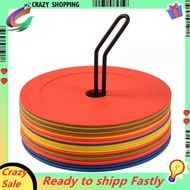 10Pcs Soccer Flat Cones Marker Disc Marker Disc  Marker Disc Basketball Sports Speed Agility Trainin