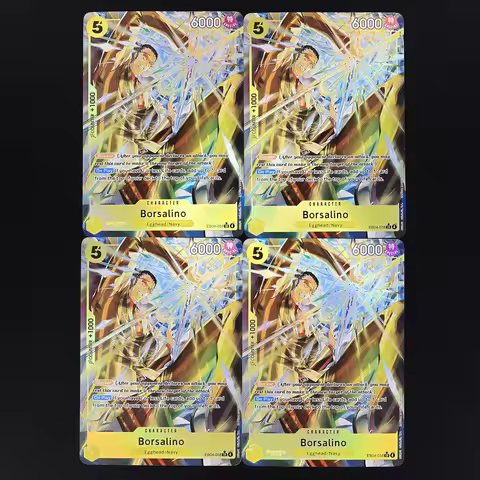 One Piece TCG OPCG English EB04-058-Borsalino SR Play Set 5 Cost Yellow Borsalino Textured Foil Card