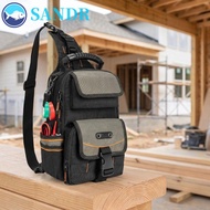 SANDR Electrician Tool Pouch, Zippered Ergonomic Handle HVAC Tool Organizer, Electricians Durable Sh