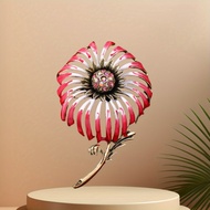 Fashion Pop Dandelion Plant Brooch Women Coat Scarf Pin Accessory Gift