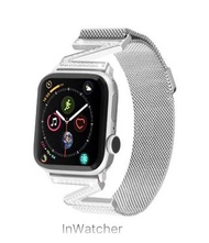 4色 Stainless Steal Bling Milan Band Z 不銹鋼碎石金屬 Z 米蘭錶帶 Apple Watch series 1 - 5/LTE 38/40 &amp; 42/44mm